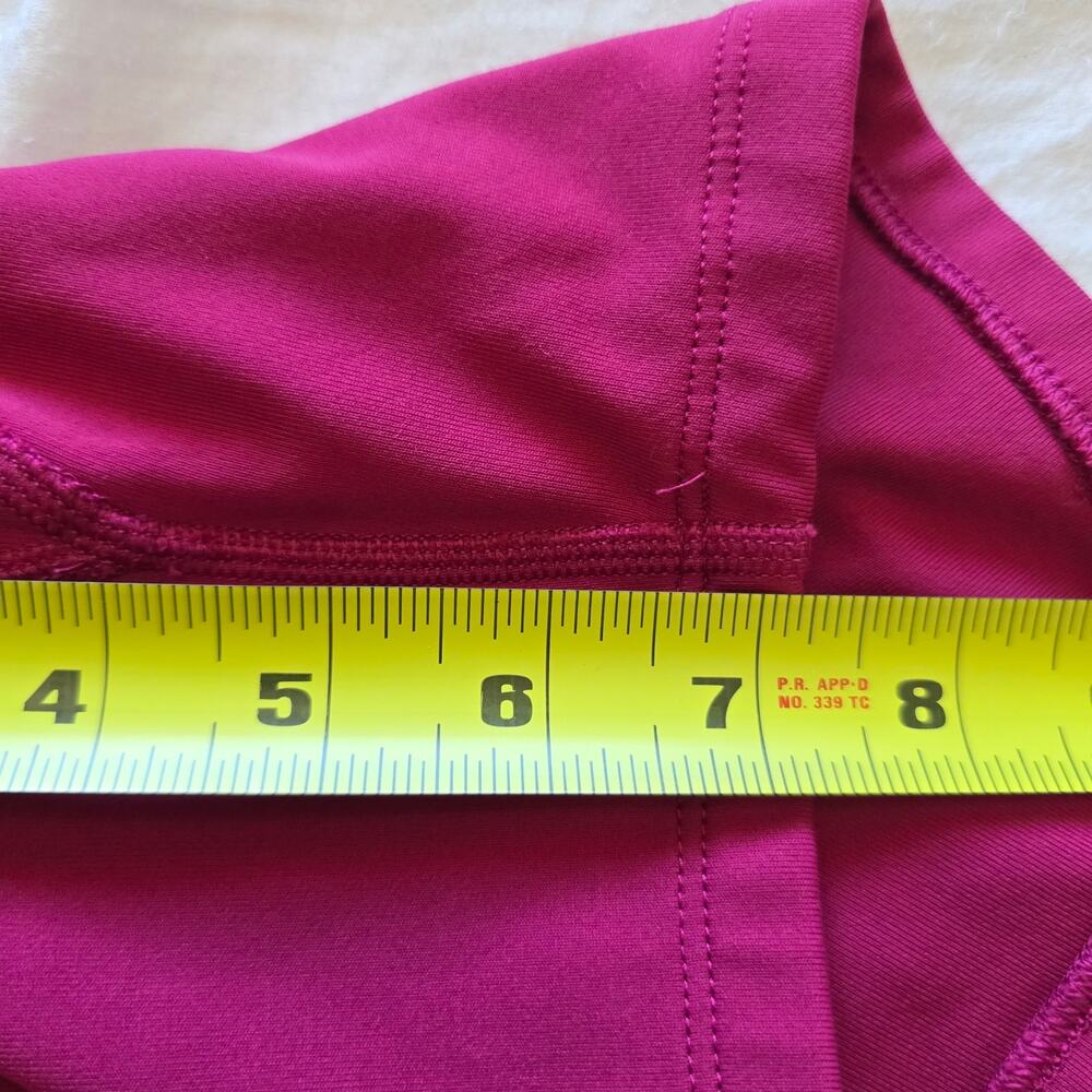 Aritzia Babaton Contour Romper Bike Shorts Pink Size M Square Neck Athleisure - Picture 9 of 9